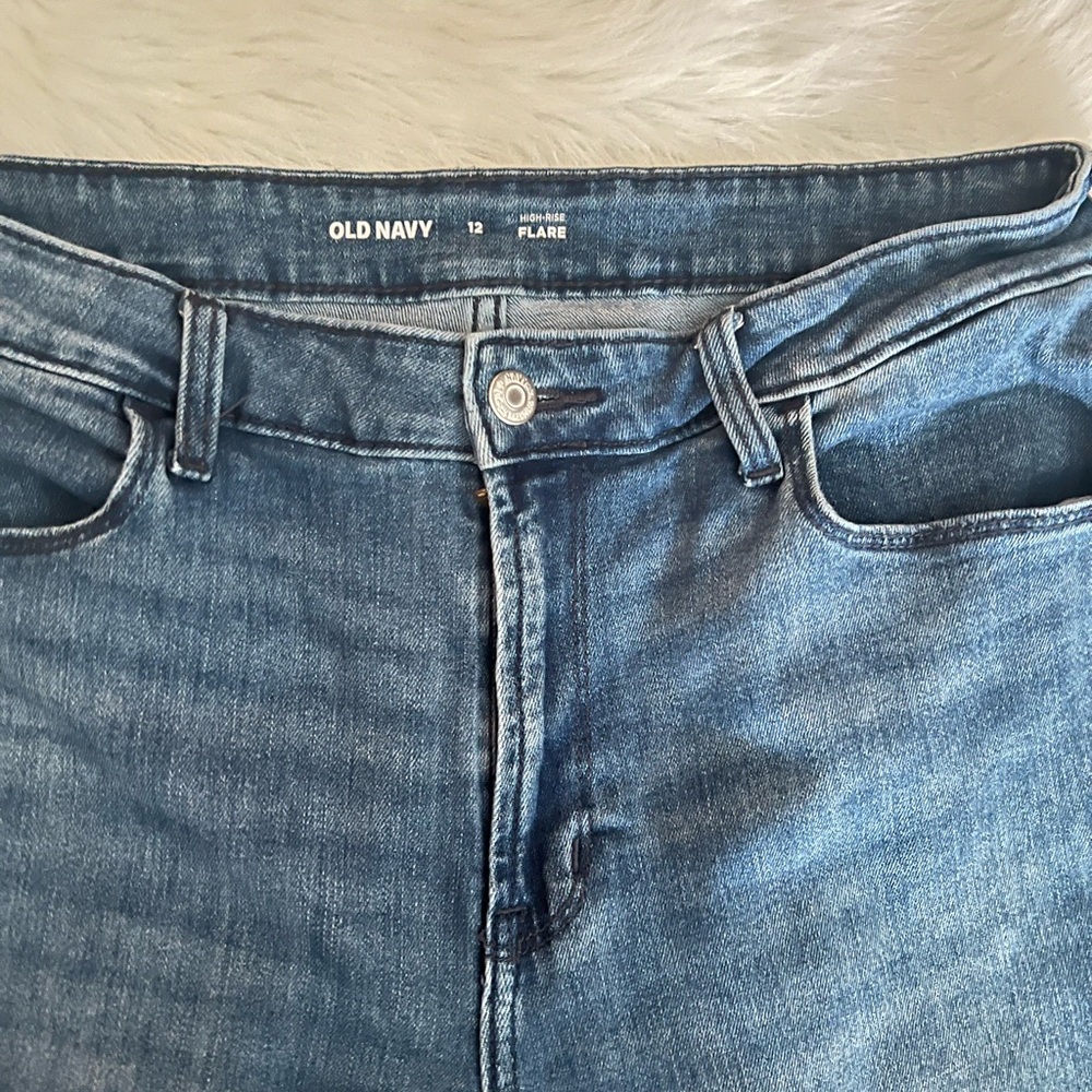 High Rise Flare Women's Jeans - Picture 6 of 7